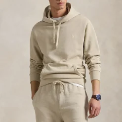 Sweatshirts|Ganni Polo Ralph Lauren Terry Loopback Cotton-Jersey Hoodie - S