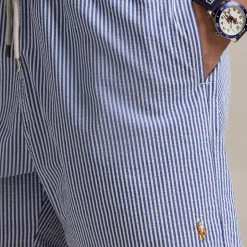 Swimshorts|Swimwear|Polo Ralph Lauren Traveler Seersucker Swimming Trunks - XL