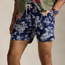 Swimshorts|Swimwear|Dr. Martens Polo Ralph Lauren Traveler Bear Shell Swimming Trunks - S