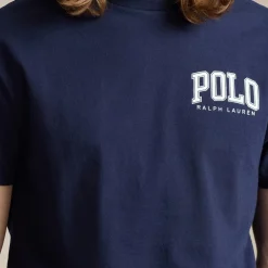 Loungewear|T-Shirts|Dr. Martens Polo Ralph Lauren Varsity Custom-Fit Cotton-Jersey T-Shirt - M