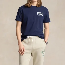 Loungewear|T-Shirts|Dr. Martens Polo Ralph Lauren Varsity Custom-Fit Cotton-Jersey T-Shirt - M