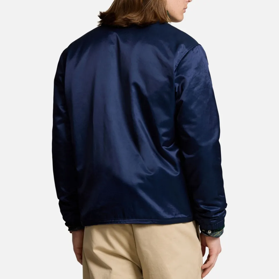 Coats|Dr. Martens Polo Ralph Lauren Vintage Varsity Cotton-Blend Satin Jacket - M