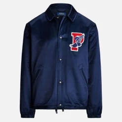 Coats|Dr. Martens Polo Ralph Lauren Vintage Varsity Cotton-Blend Satin Jacket - M