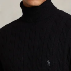 Knitwear|Dr. Martens Polo Ralph Lauren Wool Cashmere-Blend Cable Knit Jumper - L