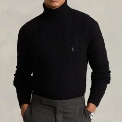 Knitwear|Dr. Martens Polo Ralph Lauren Wool Cashmere-Blend Cable Knit Jumper - L
