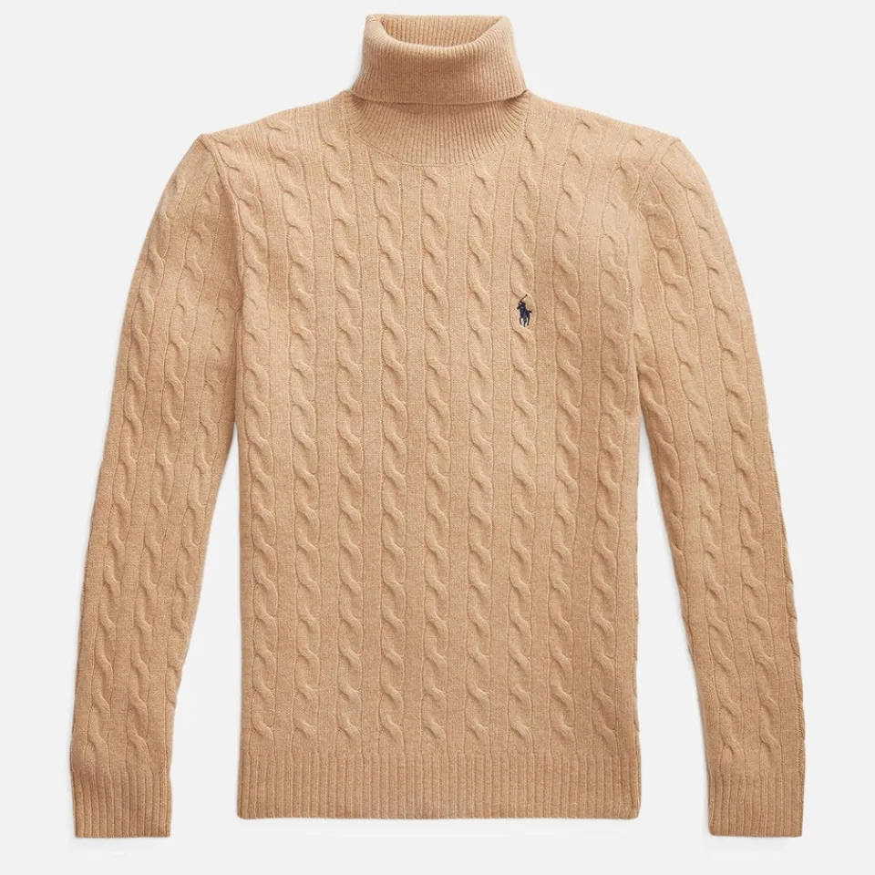 Knitwear|Dr. Martens Polo Ralph Lauren Wool-Blend Cable-Knit Jumper - L