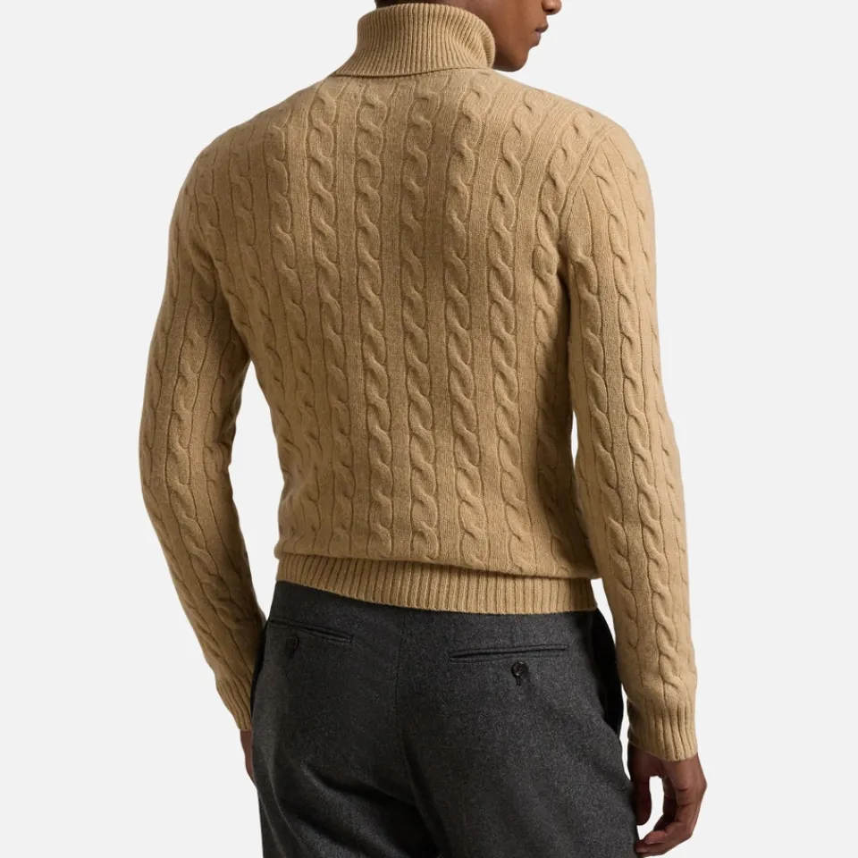 Knitwear|Dr. Martens Polo Ralph Lauren Wool-Blend Cable-Knit Jumper - L
