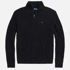 Knitwear|Dr. Martens Polo Ralph Lauren Wool-Blend Cable-Knit Jumper - XL
