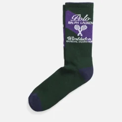 Underwear|Suicoke Polo Ralph Lauren x Wimbledon Retro Cotton-Blend Socks