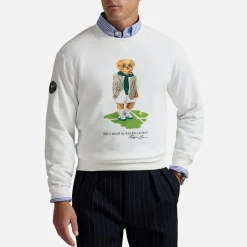 Sweatshirts|Dr. Martens Polo Ralph Lauren x Wimbledon Bear Cotton-Blend Fleece Jumper - XL