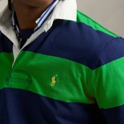 T-Shirts|T-Shirts|Polo Ralph Lauren Yarn-Dyed Cotton-Jersey Rugby Top - S