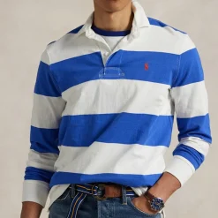 T-Shirts|T-Shirts|RIXO Polo Ralph Lauren Yarn-Dyed Cotton-Jersey Rugby Top - XL
