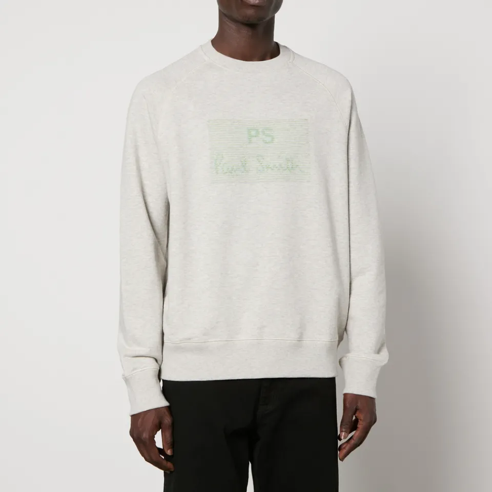 Sweatshirts|AMI PS Paul Smith Centre Loopback Cotton-Jersey Sweatshirt - L