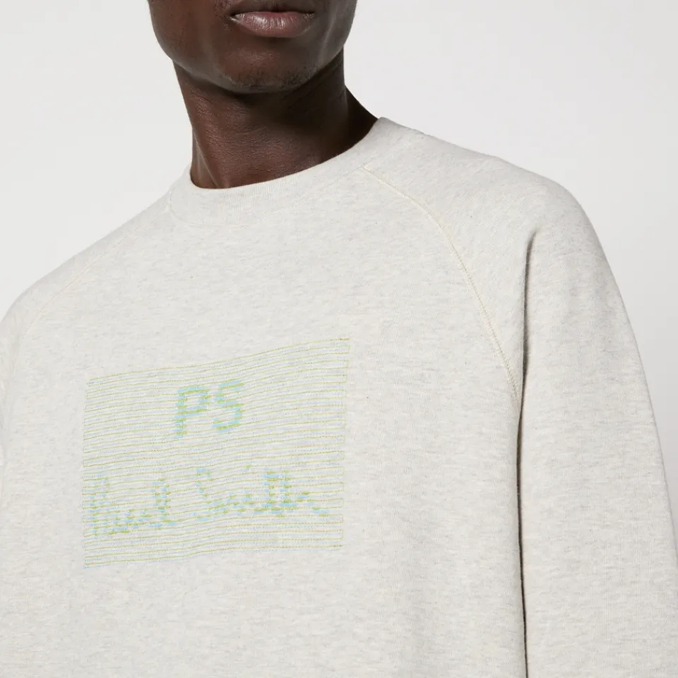 Sweatshirts|AMI PS Paul Smith Centre Loopback Cotton-Jersey Sweatshirt - L