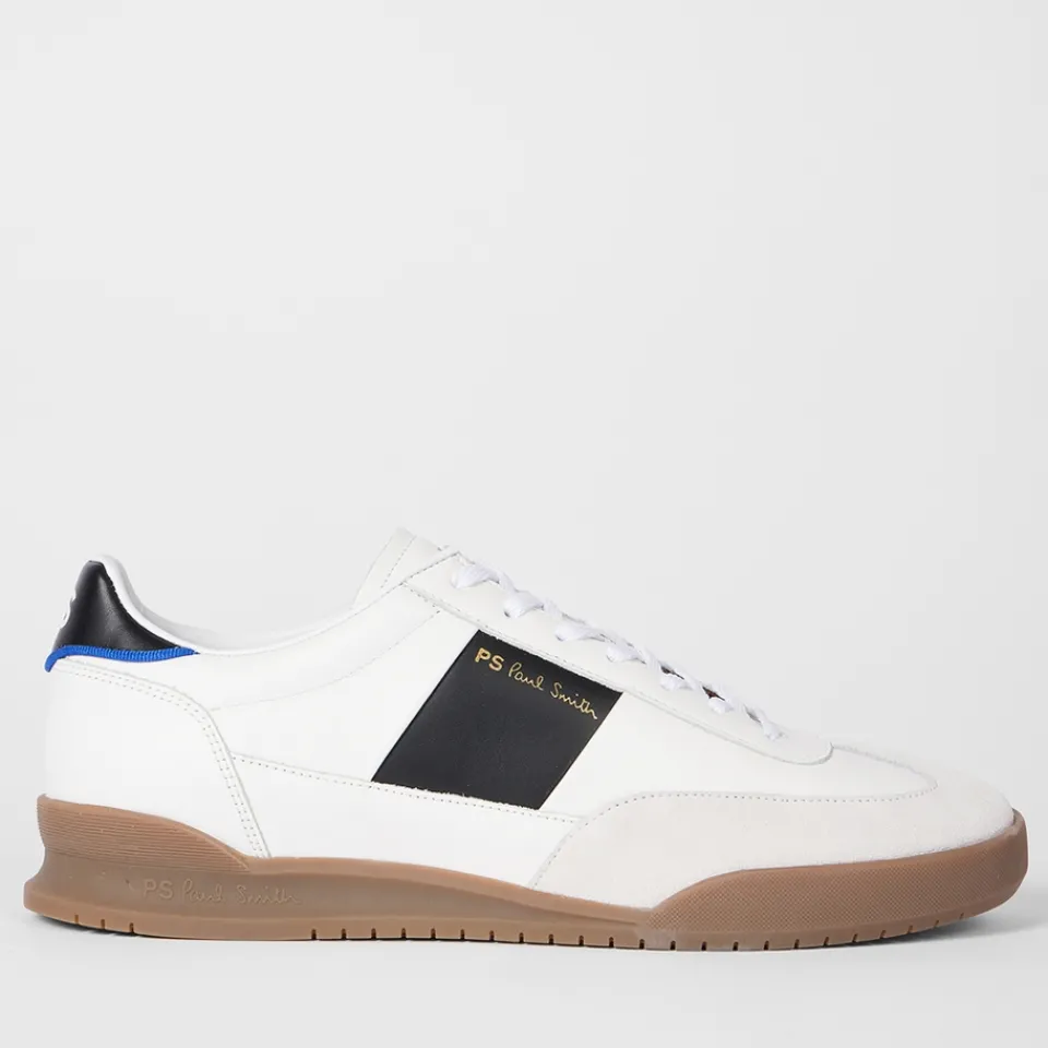 Trainers|Maison Kitsuné PS Paul Smith Men's Dover Twin Leather Trainers - UK 11