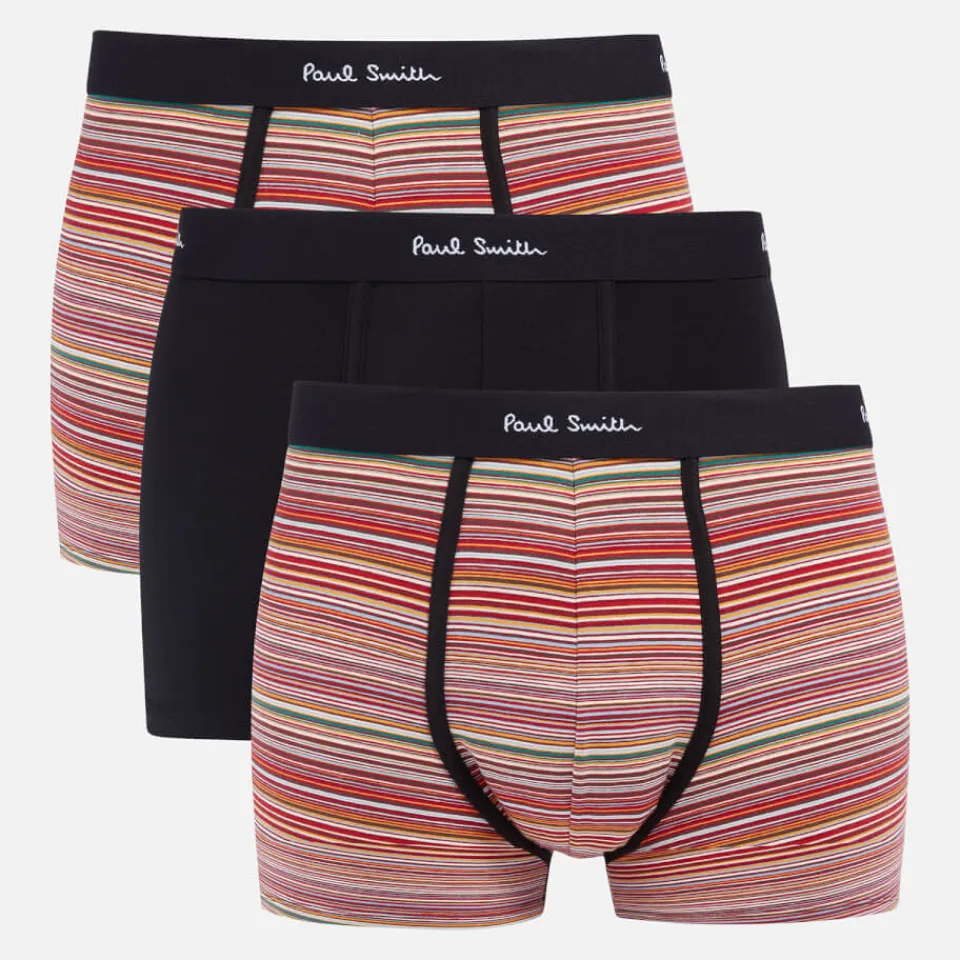 Underwear|PS Paul Smith Organic Cotton-Blend Three-Pack Boxer Shorts - S