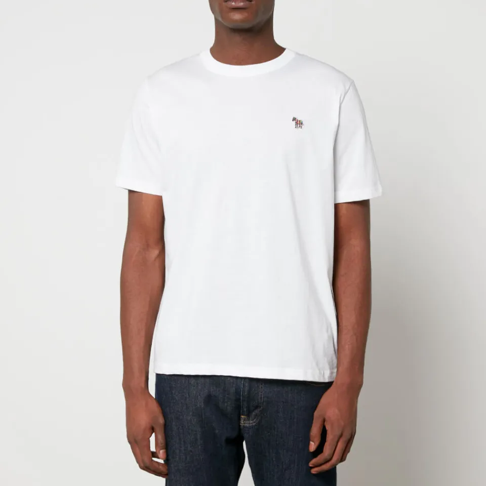 T-Shirts|T-Shirts|PS Paul Smith Zebra Printed Organic Cotton-Jersey T-Shirt - S