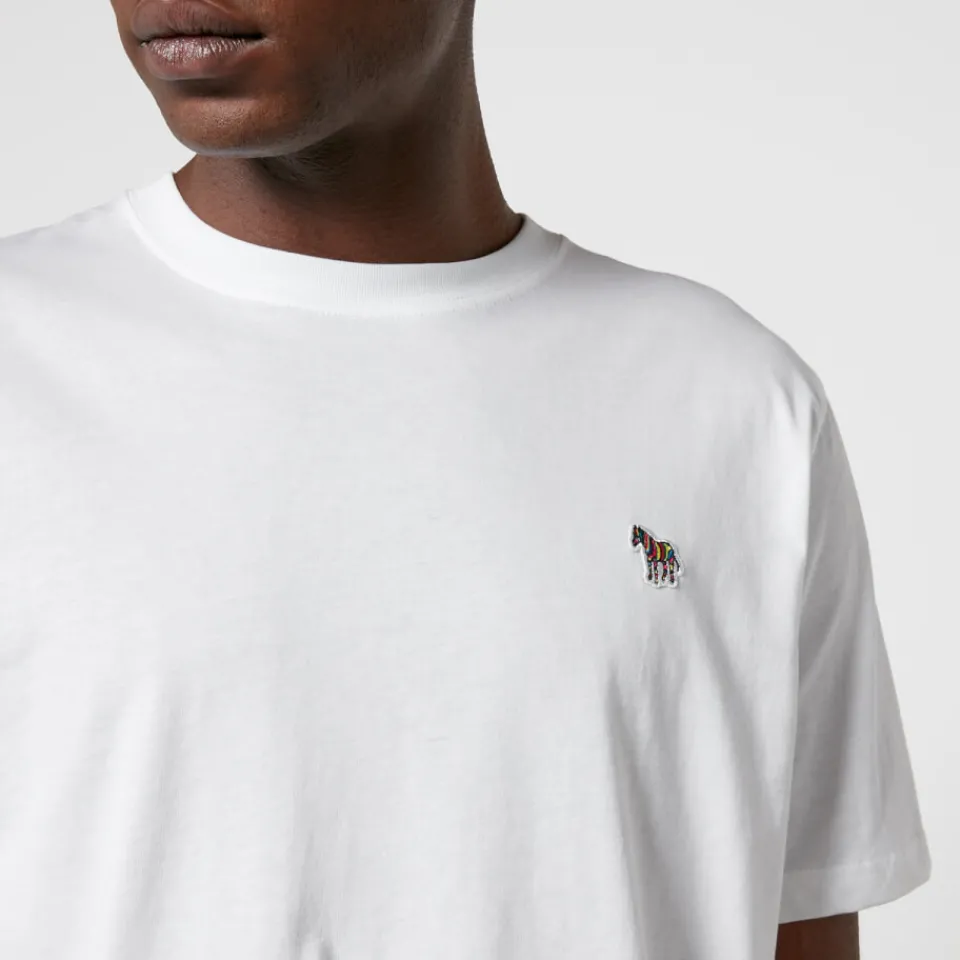 T-Shirts|T-Shirts|PS Paul Smith Zebra Printed Organic Cotton-Jersey T-Shirt - S