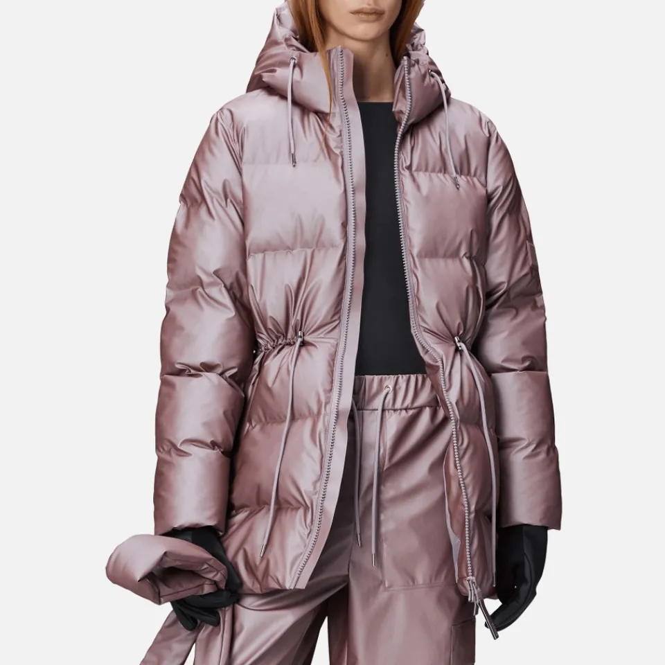 Jackets|Coats|Dr. Martens Rains Alta Long Coated Shell Puffer String W Jacket W3T4 - S