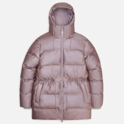 Jackets|Coats|Dr. Martens Rains Alta Long Coated Shell Puffer String W Jacket W3T4 - S