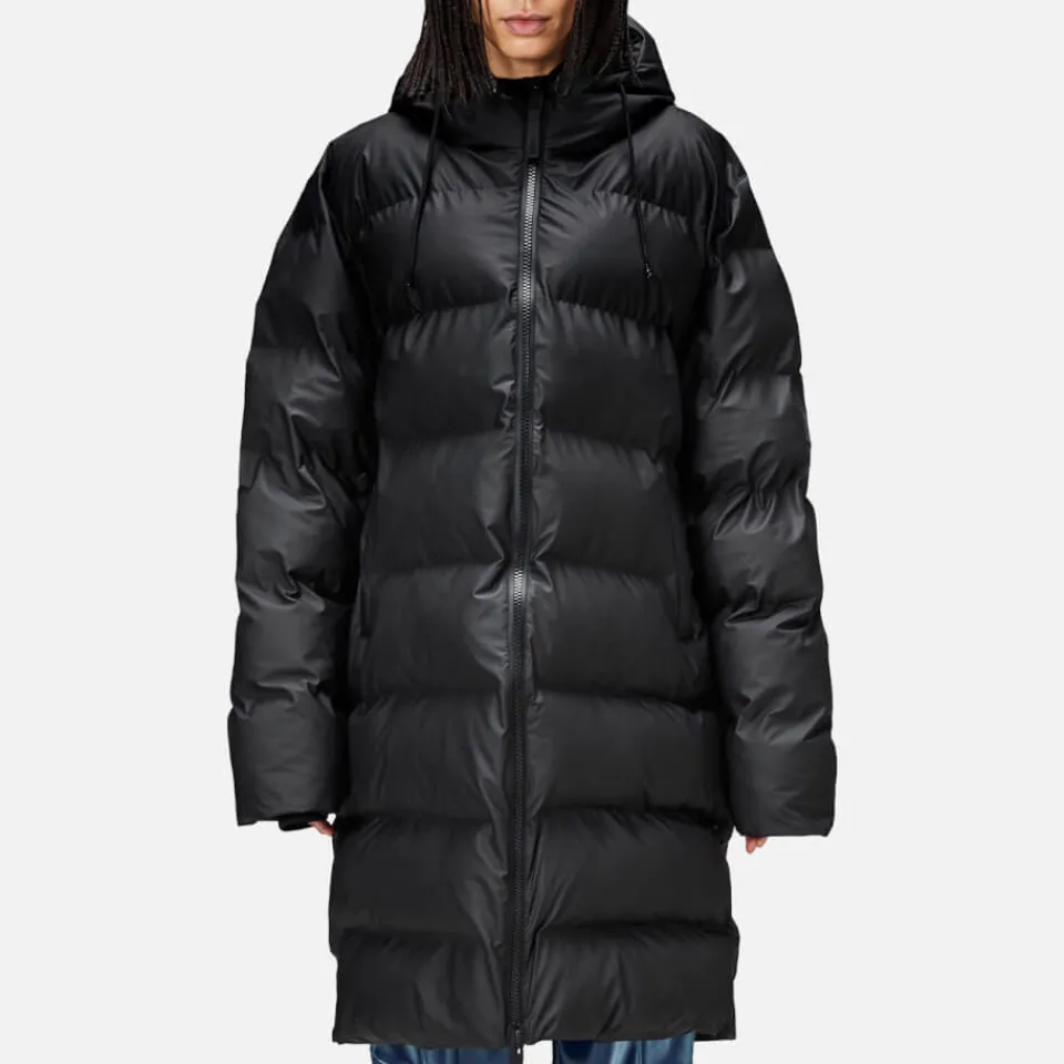 Jackets|Coats|Dr. Martens Rains Alta Long Coated-Shell Puffer Jacket - XS