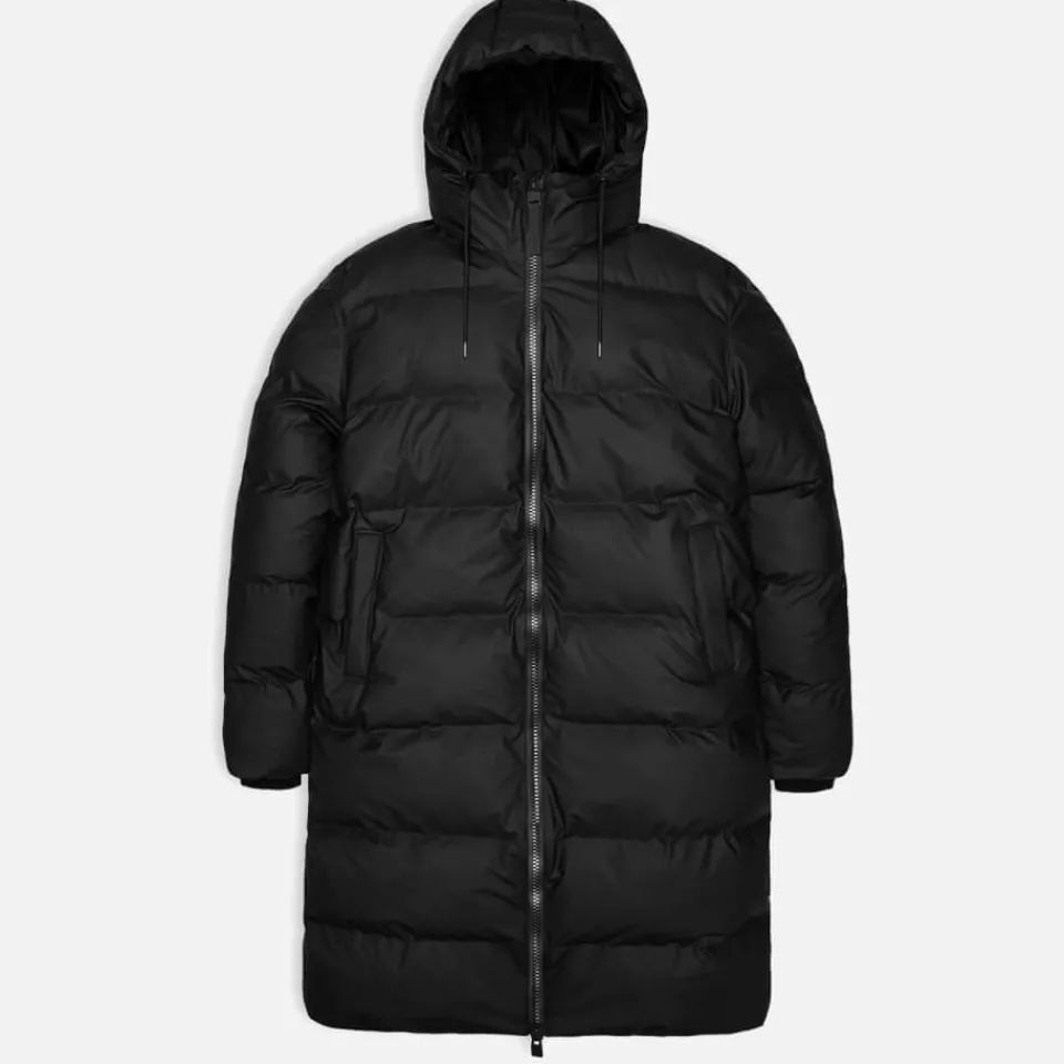 Jackets|Coats|Dr. Martens Rains Alta Long Coated-Shell Puffer Jacket - XS