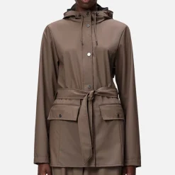 Jackets|Coats|RAINS Curve Matte Shell Jacket - XS