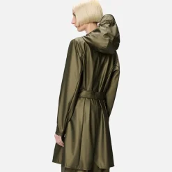 Jackets|Coats|Dr. Martens Rains Curve Matte Shell Long Jacket - XS