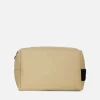 Bags|RAINS Logo Faux Leather Wash Bag
