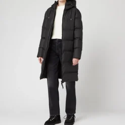 Jackets|Coats|Dr. Martens RAINS Long Puffer Jacket - Black - L-XL