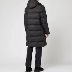 Jackets|Coats|Dr. Martens RAINS Long Puffer Jacket - Black - L-XL