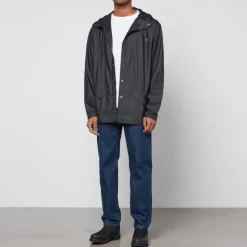 Jackets|Coats|Ganni RAINS Matte Shell Jacket - XS