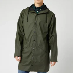 Jackets|Coats|Dr. Martens RAINS Men's Long Jacket - Green