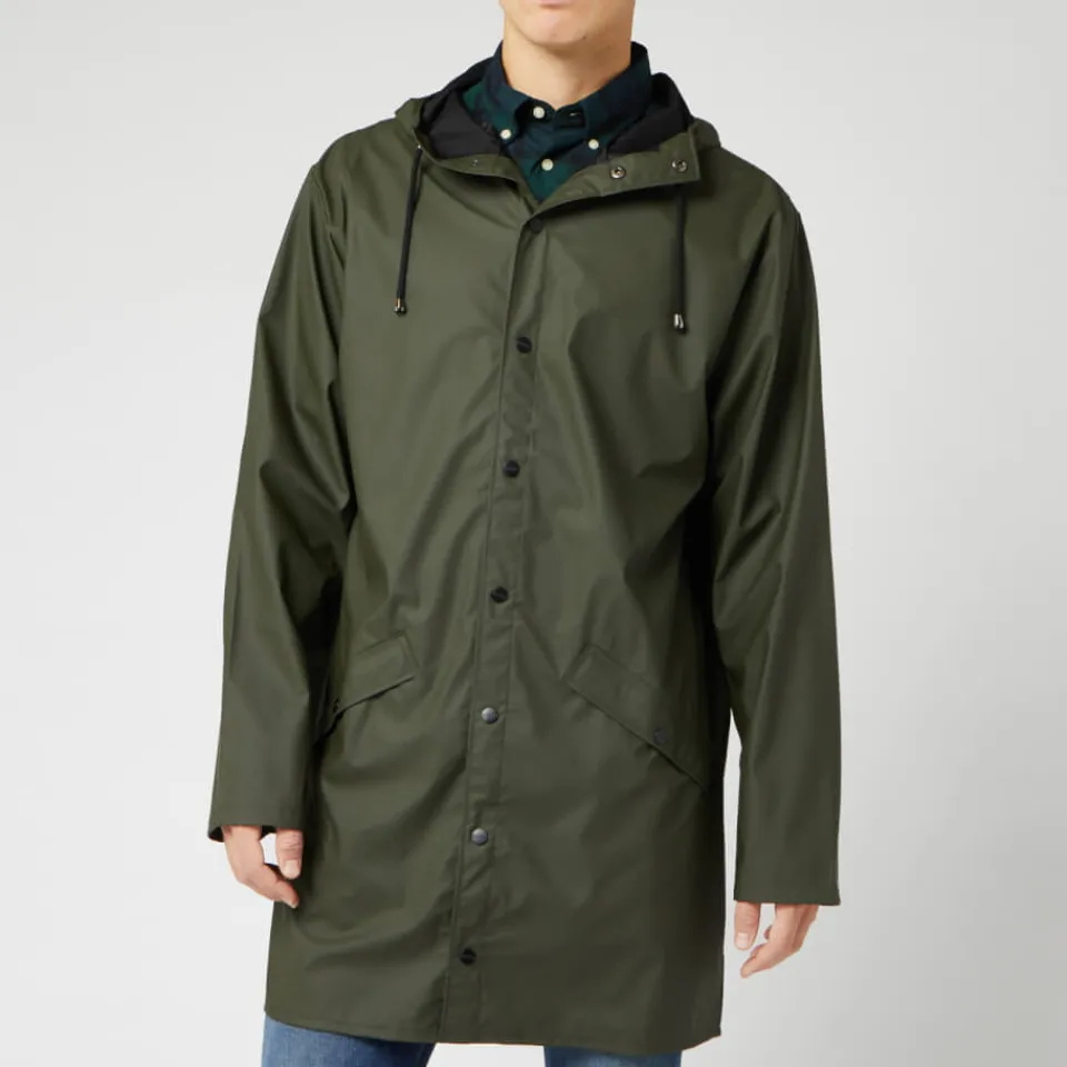 Jackets|Coats|Dr. Martens RAINS Men's Long Jacket - Green