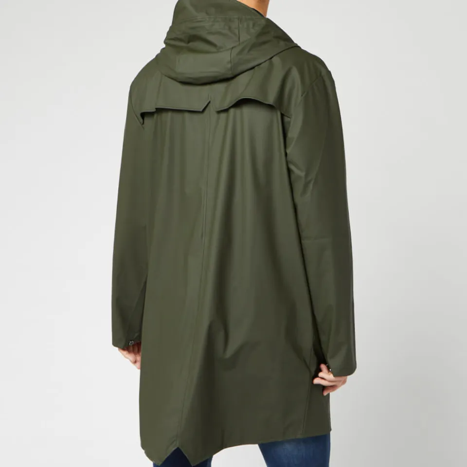 Jackets|Coats|Dr. Martens RAINS Men's Long Jacket - Green