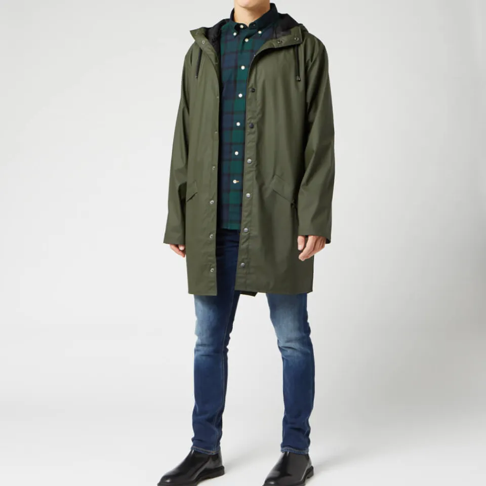 Jackets|Coats|Dr. Martens RAINS Men's Long Jacket - Green
