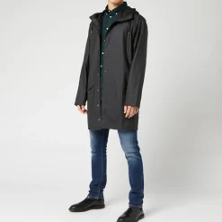 Jackets|Coats|Dr. Martens RAINS Men's Matte Shell Long Jacket - XS