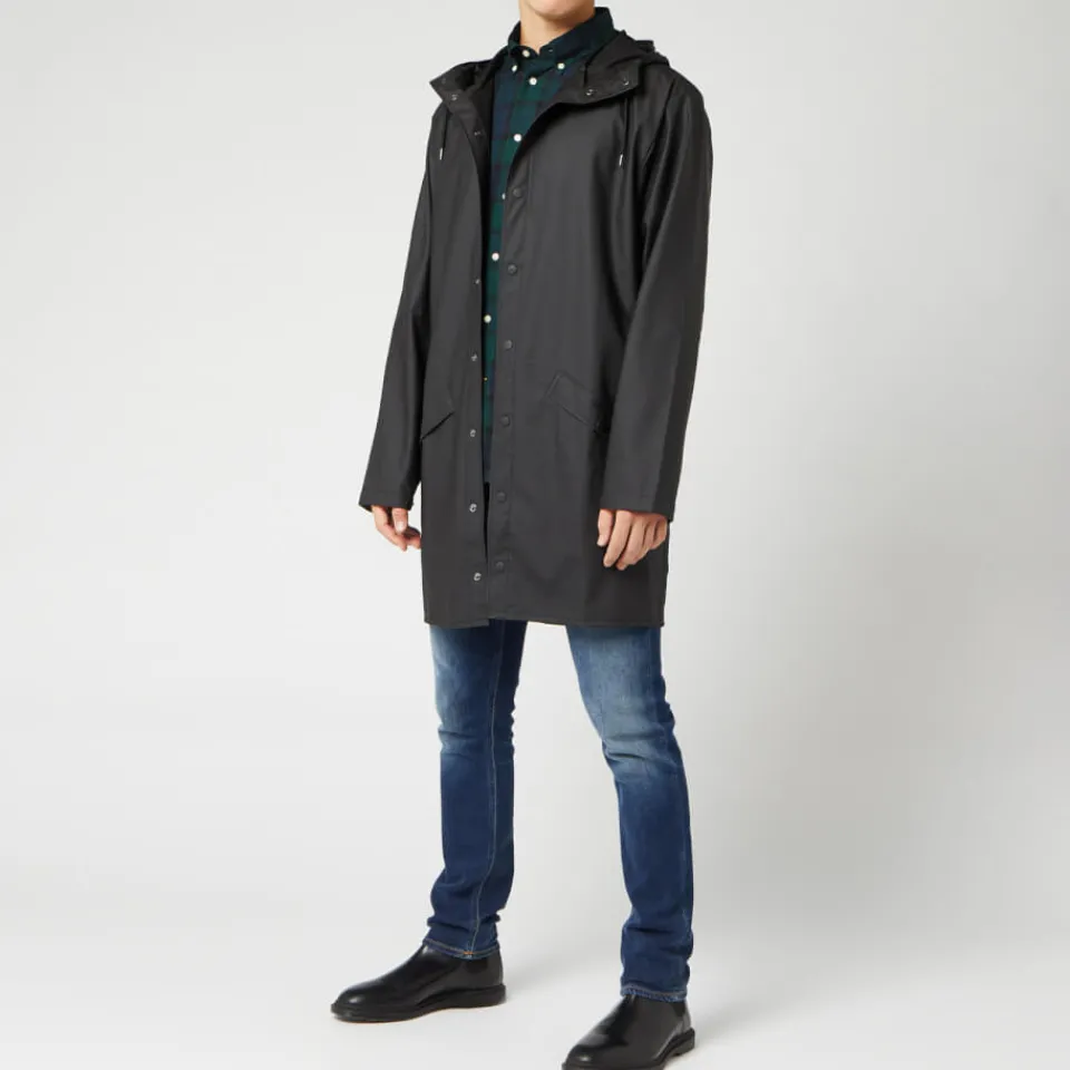 Jackets|Coats|Dr. Martens RAINS Men's Matte Shell Long Jacket - XS
