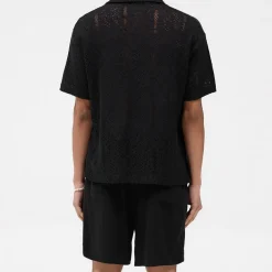 Shirts|Shirts|Hunza G REPRESENT All Over Cotton-Crochet Open-Knit Shirt - S