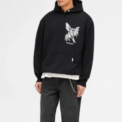 Sweatshirts|REPRESENT Elegance In Motion Cotton-Jersey Hoodie - XS