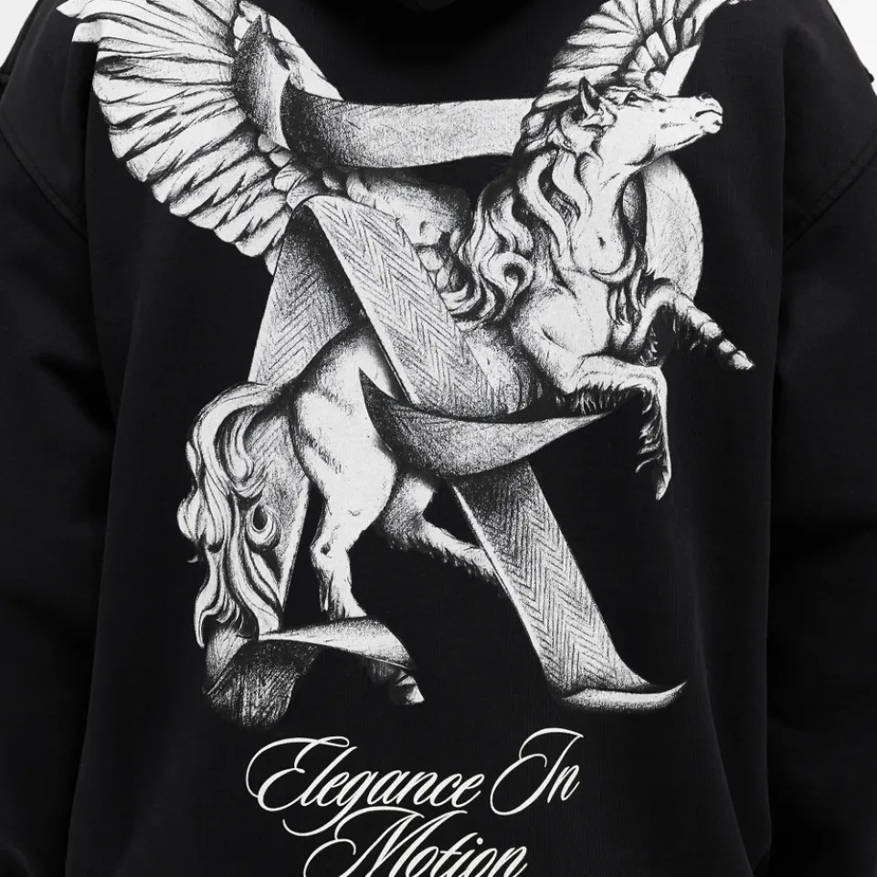 Sweatshirts|REPRESENT Elegance In Motion Cotton-Jersey Hoodie - XS
