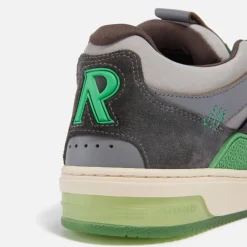 Trainers|Dr. Martens Represent Men's Bully Leather and Suede Trainers - UK 8