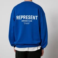 Sweatshirts|REPRESENT Owner's Club Cotton-Jersey Sweatshirt - L