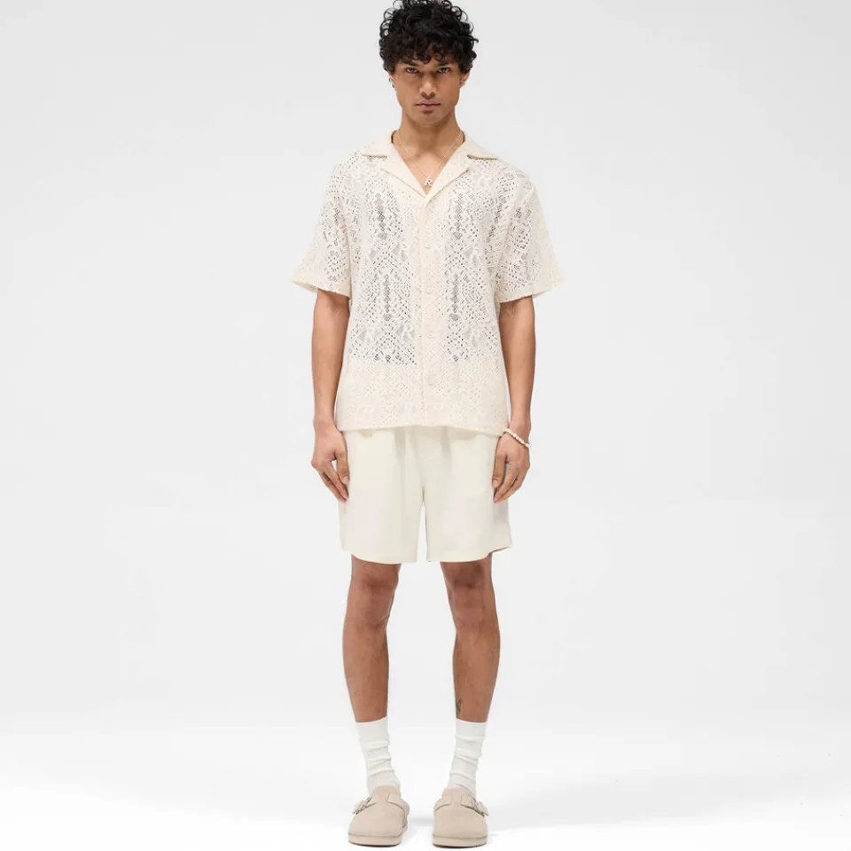 Shorts|Shorts|REPRESENT Panel Knitted TENCEL™ Twill Shorts - S