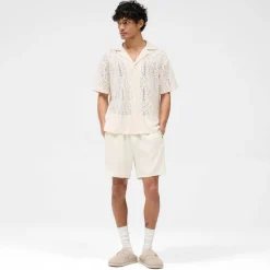 Shorts|Shorts|REPRESENT Panel Knitted TENCEL™ Twill Shorts - S