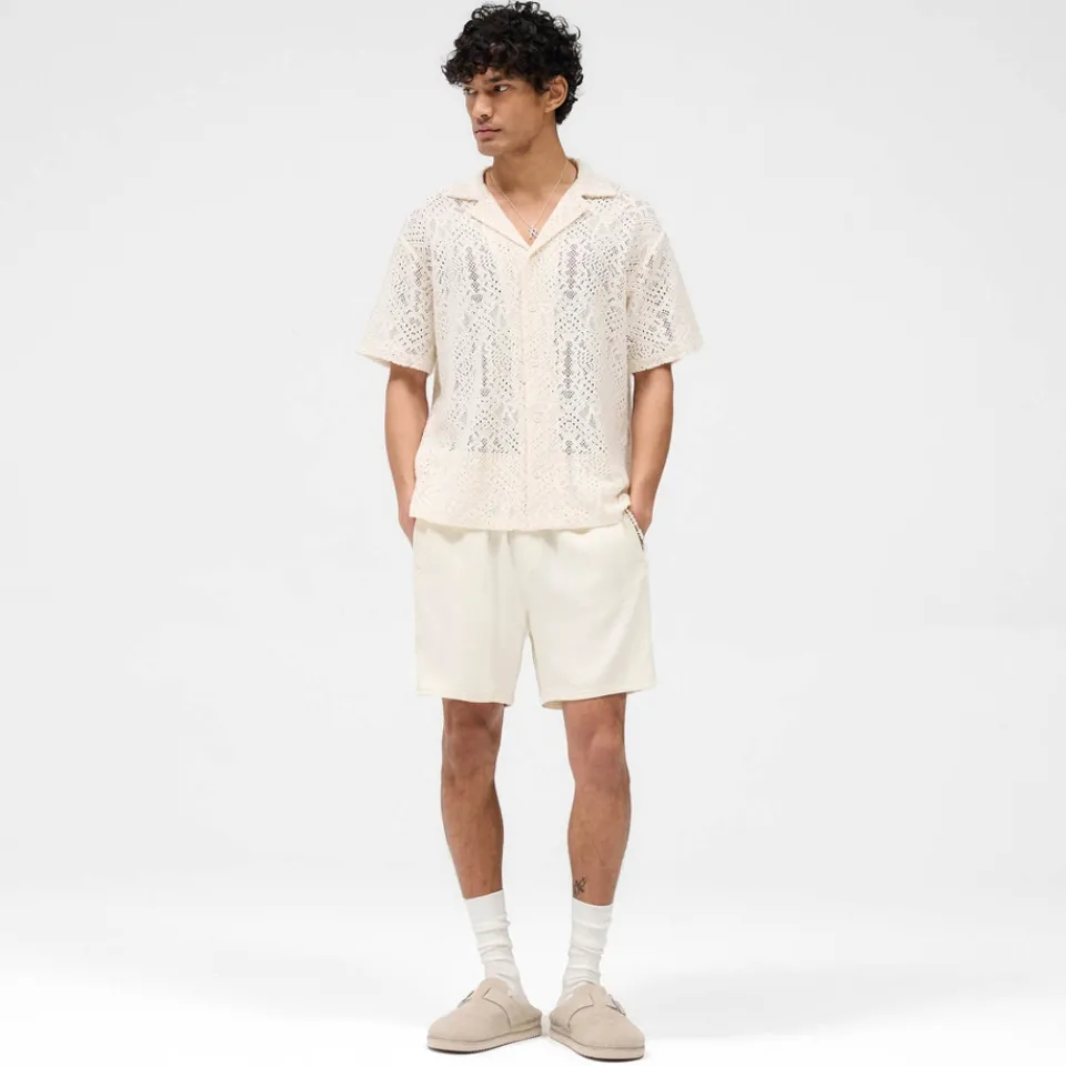 Shorts|Shorts|REPRESENT Panel Knitted TENCEL™ Twill Shorts - S