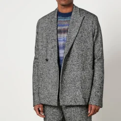 Jackets|Coats|Dr. Martens REPRESENT Tweed Double-Breasted Blazer - S