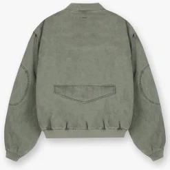 Jackets|Coats|REPRESENT Washed Cotton Bomber Jacket - S