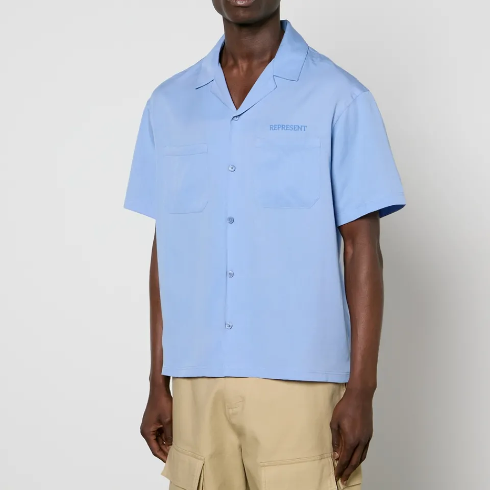 T-Shirts|T-Shirts|Axel Arigato REPRESENT x Coggles Lyocell Bowling Shirt - S
