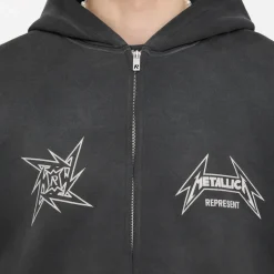 Loungewear|Sweatshirts|Polo Ralph Lauren REPRESENT x Metallica 40 Year Anniversary Cotton-Jersey Hoodie - S